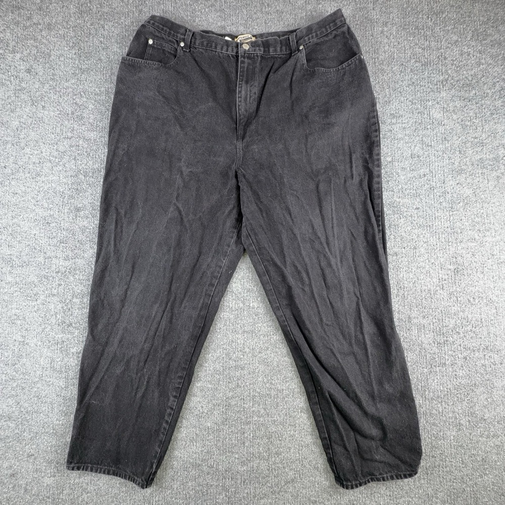 VTG Northwest Blue Jeans Womens‎ 26W Charcoal High Rise Relaxed Tapered Denim